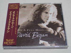 ★廃盤★デヴィッド・ブライアン★オン・ア・フル・ムーン★DAVID BRYAN★ON A FULL MOON...★帯付、国内盤★PHCR-1301★