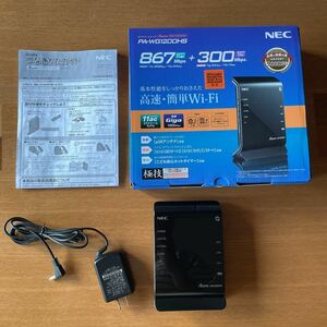 NEC 11ac対応Wi-Fiホームルータ Aterm WG1200HS 単体モデル PA-WG1200HS 中古