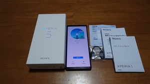 Xperia 5 J9260 128GB ブルー 国内版SIMフリー 送料込