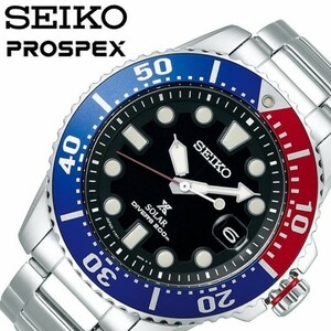 新品・SEIKO PROSPEX★セイコー プロスペックス★日本製/MADE IN JAPAN★ダイバースキューバ・ソーラー駆動【SBDJ047】●ペプシベゼル●