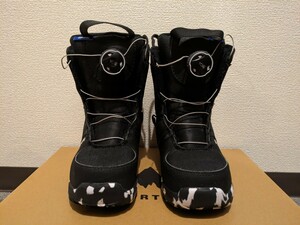 バートン BURTON スノーボードブーツ ジュニア Grom BOA Black 22-23モデル Kid's 2k 20.5cm USED