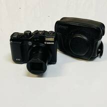 Canon PowerShot G10 レンズ6.1-30.5mm 1:2.8-4.5 革ケース付きジャンク品_画像2