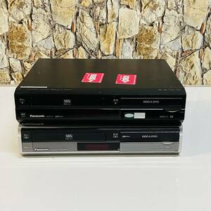 Panasonic/パナソニック VHS一体型DVDレコーダー DMR-XP25V /DMR-XP20V//2台まとめてジャンク品電源確認済み