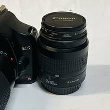 デジタル一眼カメラ レンズセット Canon EOS Kiss X2 EF LENS 75-300mm 1:4-5.6 ii /35-80mm 52mm /レンズ2台動作未確認済みジャンク品_画像4