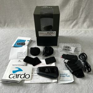 CARDO FREECOM MUSIC+ カルド フリーコム インカム ケーブルマイク仕様 フルフェイスヘルメット用 通勤 通学 音楽 ラジオ 新品 A51117-6