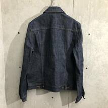 新品同様!! A.P.C. アーペーセー 2nd デニムジャケット 糊付き ノンウォッシュ 大きめ Mサイズ ジージャン _画像5