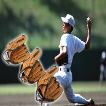 野球グローブ 初心者 キャッチボール 右利き 少年野球 大人 子供 外遊び_画像5