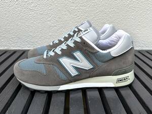 New Balance M1300CLS STEEL BLUE USA製 US9 27cm スエード アメリカ米国製 M1300CL S スティールブルー NB グレー Made In USA スニーカー