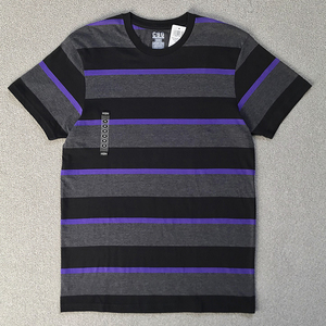 《日本未発売／未着用》 CHAMPS SPORTS GEAR BORDER TEE チャンプス スポーツ ボーダー ブラック グレー パープル foot locker atmos beams