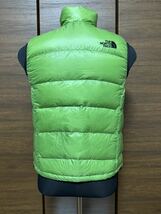 THE NORTH FACE(ザ・ノースフェイス） ACONCAGUA VEST（アコンカグアベスト）NDW18804 レディースM グリーン 防寒 保温 極暖ダウンベスト_画像2