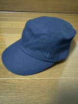 THE NORTH FACE(ザ・ノースフェイス）WOOL WORK CAP（ワークウールキャップ）NN41325 ネイビー ユニセックス M 極暖ウールキャップ 正規品_画像1