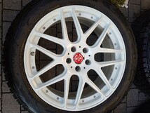 生産終了品！レアマイスタードレスデン20系RX外し☆バリ溝235/55R20ブリヂストンブリザックDM-V2 4本セット☆8.5J +35 5H-114.3☆手渡しOK!_画像2