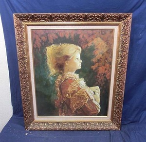 Art hand Auction 492775 Oil painting, unknown author, tentative title Beauty (F20) Korean painter, Roh Gwang, Painting, Oil painting, Portraits