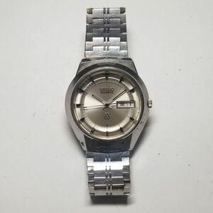 【未点検・未清掃】SEIKO セイコー 3803-7000 SS シルバー文字盤 クオーツ メンズ腕時計 ジャンク