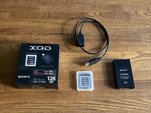 SONY QD-G128A XQDカード　128G カードリーダー付