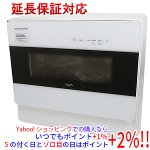 【いつでも+1％！5のつく日とゾロ目の日は+2%！】【新品(開封のみ)】 AQUA 食器洗い乾燥機 ADW-L4-W ホワイト [管理:1100051957]