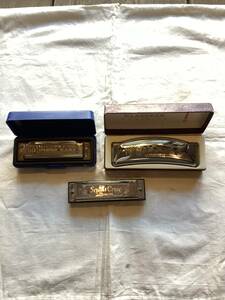 unsere Lieblinge M・HONER SepiaCrue FOLK BLUES HARMONICA BLUES HARP ハーモニカ　3個セット　中古品