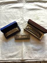 unsere Lieblinge M・HONER SepiaCrue FOLK BLUES HARMONICA BLUES HARP ハーモニカ　3個セット　中古品_画像2