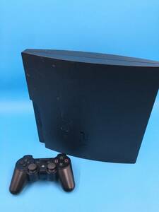 【ジャンク】 PlayStation3 320GB CECH-3000B チャコールブラック 通電確認済み 動作未確認