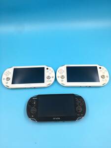 【ジャンク】 PlayStation Vita　PCH-1000 1台 　PCH-2000 2台　通電確認済み　動作未確認　