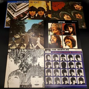 【宝蔵】レコード THE BEATLES 7点まとめ売り LET IT BE アビイ・ロード REVOLVER ビートルズがやって来る ラバーソウル 1967~1970 洋楽