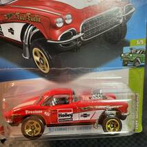 ホットウィール Hot wheels 【日本未入荷 Jアソート】’62 CORVETTE GASSER コルベット ギャッサー 赤_画像1