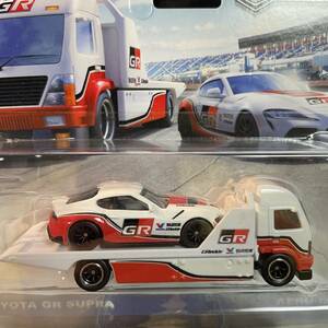 ホットウィール Hot wheels 【TEAM TRANSPORT 】’21 TOYOTA GR SUPRA AERO LIFT チームトランスポート スープラ ＆エアロリフト