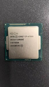 CPU インテル Intel Core I7-4790K プロセッサー 中古 動作未確認 ジャンク品 -8743