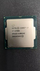 CPU インテル Intel Core I7-6700K プロセッサー 中古 動作未確認 ジャンク品 -8805