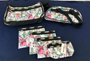 ★中古品★ショルダーバッグ・小物入れ等6点セット LESPORTSAC