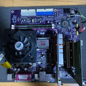 MicroATX ECS P4M900T-M REV1.0 C2D 6420 DDR2 4G ZOTAC GT610 おまけ付マザーボード CPU 