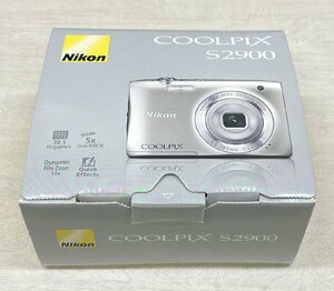 訳あり美品 Nikon COOLPIX S2900 シルバー 2005万画素/光学ズーム5倍 コンデジ ニコン クールピクス コンパクトデジタルカメラ デジカメ