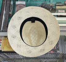 美品 LOUNIE WIDE BRIM PAPER HAT ホワイト系 帽子 ルーニィ ワイドブリム ペーパーハット_画像6