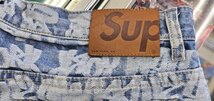 良品 SUPREME シュプリーム 22SS Fat Tip Jacquard Regular Jean デニムパンツ ブルー サイズ36_画像7