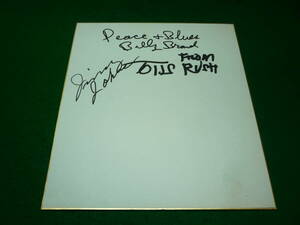 ■送料込/OTIS RUSH (オーティス ラッシュ) BILLY BRANCH (ビリー ブランチ) 他の直筆サイン色紙/ブルースマン■