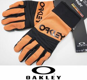 【新品】24 OAKLEY FACTORY PILOT CORE GLOVE - SOFT ORANGE - Lサイズ スノーボード グローブ パイプグローブ 正規品