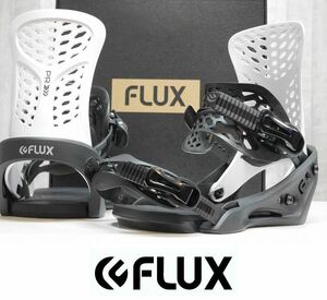 【新品】24 FLUX PR - BLACK/WHITE - S 正規品 保証付 スノーボード バインディング