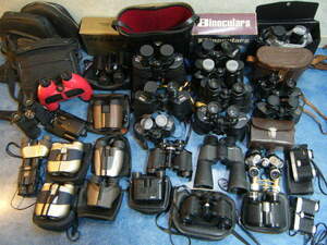 ３を２５◆まとめて30個 大量 双眼鏡　Nikon carlton OMEGA Vixen ナシカ 10×50 QUEENELIZABETH QE2 現状品 