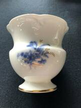 大倉陶園　OKURA 陶器 置物 花瓶 色彩絵_画像1