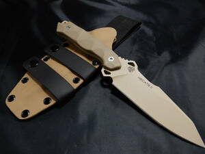 Hydra Knives Hecate ll Brown ヒュドラ　ヘカテー　コンバット　タクティカル　サバイバル