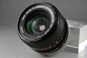 実写テスト済み Canon キャノン FD 24mm F2.8 S.S.C フィルム カメラ FD マウント SSC キヤノン 広角 単焦点 レンズ #18
