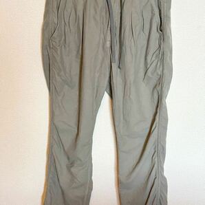 nonnative 22a/w NN-P4222 DWELLER EASY PANTS COTTON FLANNEL SIZE 1 COLOR CEMENT 美品 送料込みの画像1