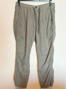 nonnative 22a/w NN-P4222 DWELLER EASY PANTS COTTON FLANNEL SIZE 1 COLOR CEMENT 美品　送料込み