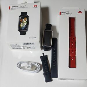 HUAWEI Band 7 グラファイトブラック★別売純正バンド付き