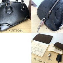 1円【新品・未使用】LOUIS VUITTON ルイヴィトン 未使用品 エピ ボーリングモンテーニュ PM ハンドバッグ M59322 レディース メンズ_画像9