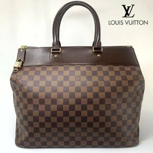 1円【新品同様】ルイヴィトン Louis Vuitton グリニッジPM ダミエ ハンドバッグ ボストンバッグ 旅行ブラウン系 メンズ レディース N41165