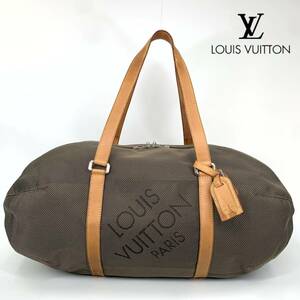 【極美品】ルイヴィトン LOUIS VUITTON アカタン ボストンバッグ ダミエジェアン M93065 サーブル ハンドバッグ　旅行　メンズ