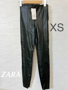 ZARA новый товар не использовался товар! низ брюки брюки Laser style черный XS размер 