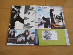 ●中古SCD●GLAY 8cmシングルCD6枚セット/HOWEVER/誘惑/ここではない、どこかへ/BELOVED/Winter, again/a Boy～ずっと忘れない～