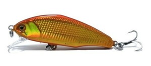 Dインサイト風　D-INCITE好きに！ ミノー ルアー アカキン シンキング 渓流ルアー イワナ ヤマメ アマゴ 渓流魚 5.5cm 5g 未使用